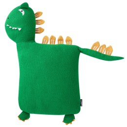 2 bawełniane poduszki dla dzieci dinozaur 45 x 45 cm zielone DINOS Lumarko!