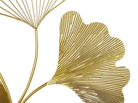 Dekoracja ścienna Kwiat INDIUM Metal Złoty 79 cm