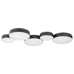 Lampa sufitowa LED LUGA Metal Czarny Lumarko!