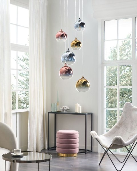 Lampa wisząca TOOMA Szkło Mosiężny