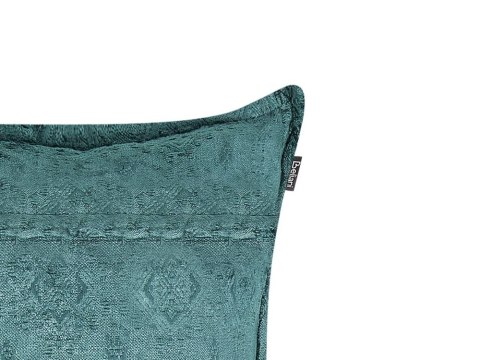 Zestaw 2 poduszek dekoracyjnych VERPIS Bawełna 50 x 50 cm Niebieski Jednolity