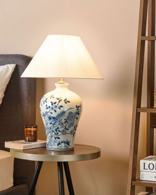 Lampa stołowa MAGROS Porcelana Biały