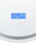 Lustro łazienkowe LED BROGNON 60 cm 60 cm Wbudowany głośnik Bluetooth Srebrny Lumarko!