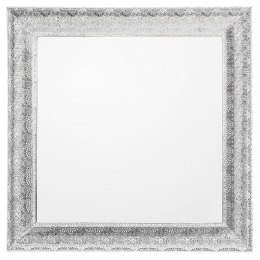 Lustro ścienne CAVAN 65 cm 65 cm Metal Srebrny Lumarko!