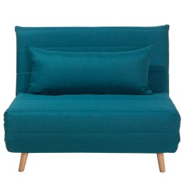 Sofa rozkładana jednoosobowa niebieska SETTEN Lumarko!