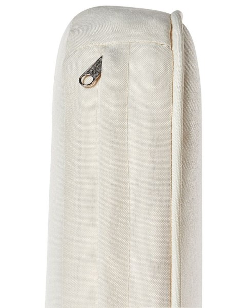 Zestaw 2 krzeseł barowych ogrodowych TALAMONE Drewno akacjowe Beżowy