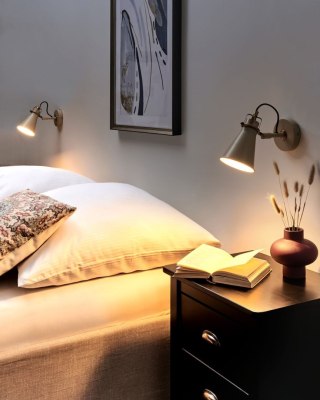 Zestaw 2 lamp ściennych MOYOLA Regulowana Metal Beżowy