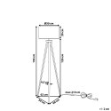 Lampa podłogowa STILETTO Metal Miedziany Lumarko!