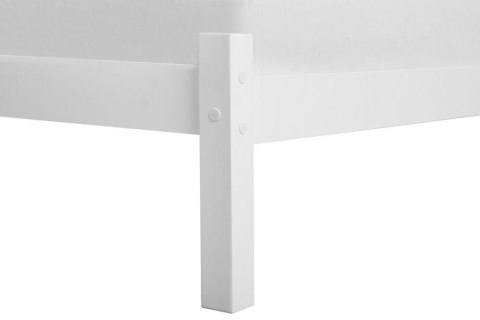 Łóżko Drewno FLORAC 160 x 200 cm Biały