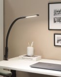 Lampa podłogowa/zaciskowa LED APUS Ze ściemniaczem Metal Czarny Lumarko!