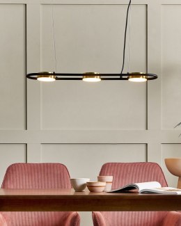 Lampa wisząca LED MALI Metal Czarny Lumarko!