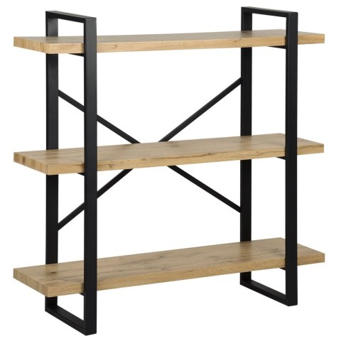 Regał 3 półki TIMBER 111 cm Jasnobrązowy Lumarko!