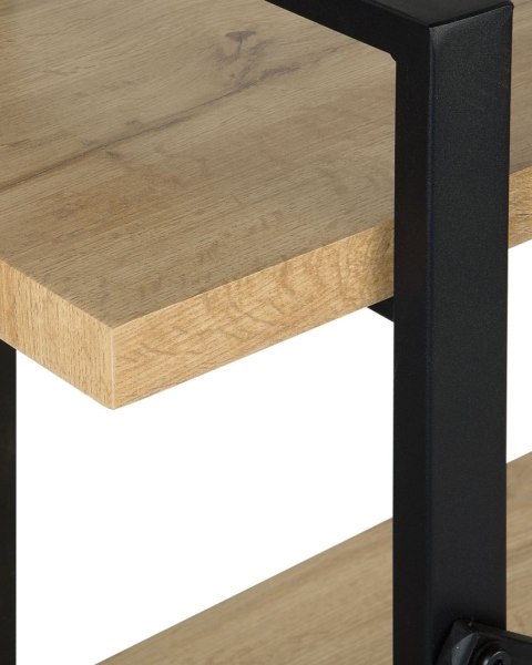 Regał 3 półki TIMBER 111 cm Jasnobrązowy