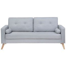 Sofa 2-osobowa jasnoszara KALMAR Lumarko!