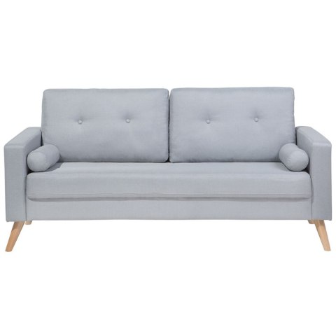 Sofa 2-osobowa jasnoszara KALMAR Lumarko!