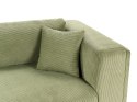 Sofa 4-osobowa sztruksowa zielona VENG Lumarko!