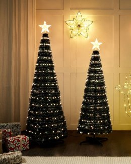 Sztuczna choinka z kolorowymi światełkami Smart LED i aplikacją 160 cm SAARLOQ Lumarko!