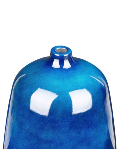 Wazon na kwiaty VITORIA Ceramika 45 cm Ciemnoniebieski