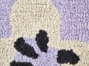 2 poduszki bawełniane dekoracyjne dla dzieci w kwiaty 45 x 45 cm fioletowe SOAPWORT Lumarko!