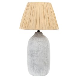 Lampa stołowa MATILDE Ceramika Szary Lumarko!