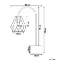 Lampa stołowa MOONI Metal Miedziany Lumarko!