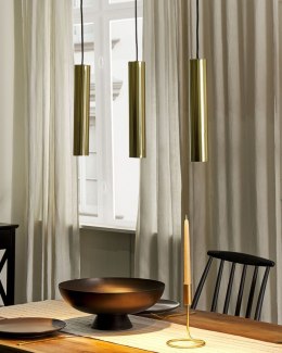 Lampa wisząca BROSNA Metal Mosiężny Lumarko!
