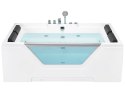 Wanna z hydromasażem 170 x 120 cm biała HUARAZ Lumarko!
