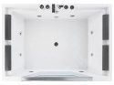 Wanna z hydromasażem 170 x 120 cm biała HUARAZ Lumarko!