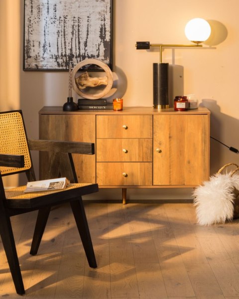 Komoda ciemnobrązowa ULIKA