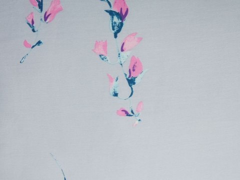Komplet pościeli EVERGREEN 155x220 cm Bawełna satynowa Błękitny