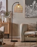Lampa podłogowa BERNICA Rattan Naturalny