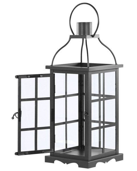 Lampion CLARA Metal 42 cm Czarny
