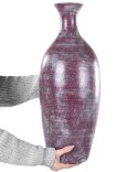 Wazon dekoracyjny KARDIA Ceramika 57 cm Brązowy Lumarko!
