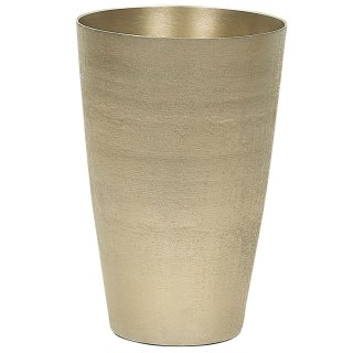 Wazon na kwiaty AMRIT Metal 31 cm Złoty