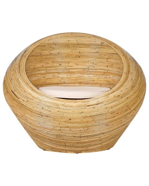Zestaw 2 foteli ogrodowych MAIORI Rattan Naturalny