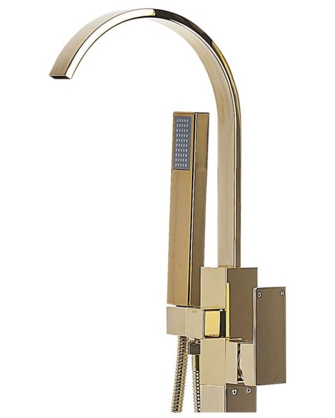 Bateria wannowa wolnostojąca RIBBON Złoty