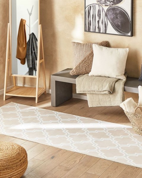 Dywan 80 x 300 cm beżowy KADAYAL