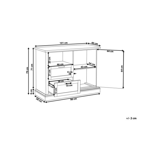 Komoda jasne drewno TORONTO