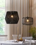 Lampa wisząca GWERU Papier Czarny Lumarko!