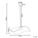 Lampa wisząca LED LOIRE Metal Biały Lumarko!