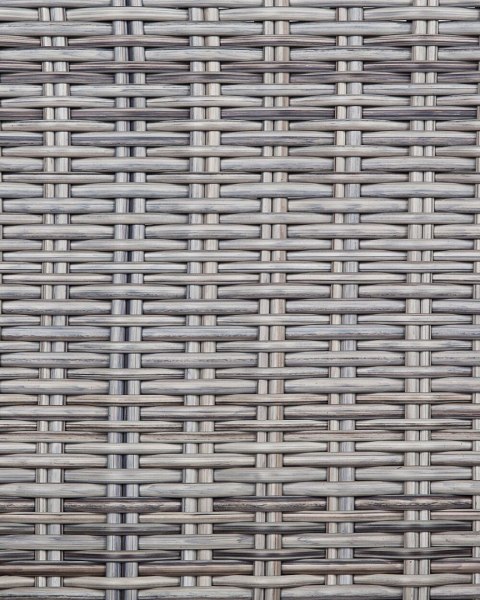 Zestaw 2 krzeseł ogrodowych z poduszkami CASCAIS Technorattan Szary