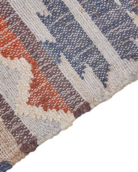 Dywan z juty 80 x 150 cm wielokolorowy KALFA
