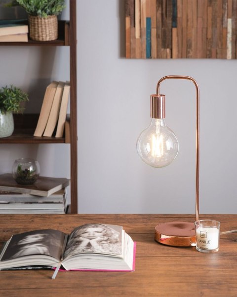 Lampa biurkowa SAVENA Metal Miedziany