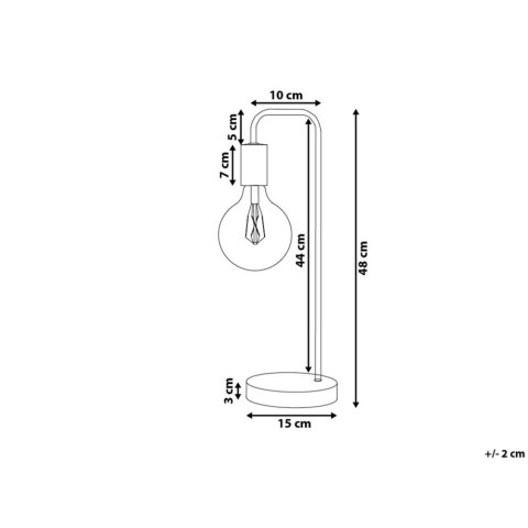 Lampa biurkowa SAVENA Metal Miedziany