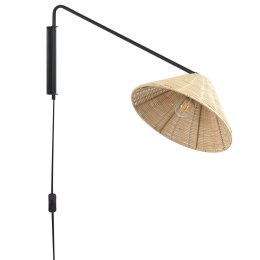 Lampa ścienna PALENA Regulowana Rattan Naturalny Lumarko!