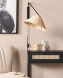 Lampa ścienna PALENA Regulowana Rattan Naturalny Lumarko!