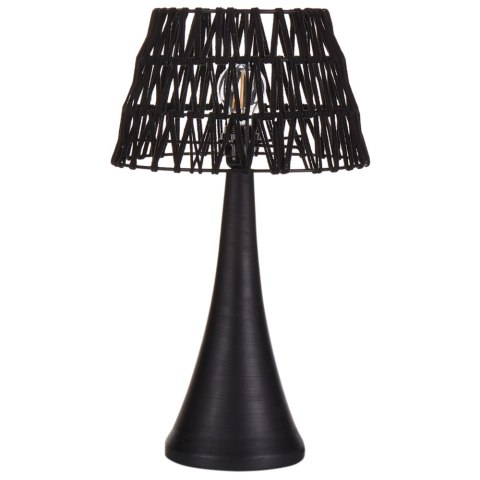 Lampa stołowa PELLEJAS Bawełna Czarny Lumarko!