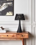 Lampa stołowa PELLEJAS Bawełna Czarny Lumarko!