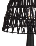 Lampa stołowa PELLEJAS Bawełna Czarny Lumarko!