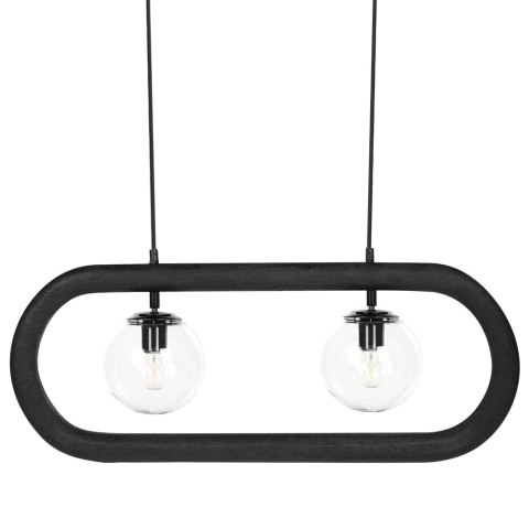 Lampa wisząca AYENSU Drewno Czarny Lumarko!